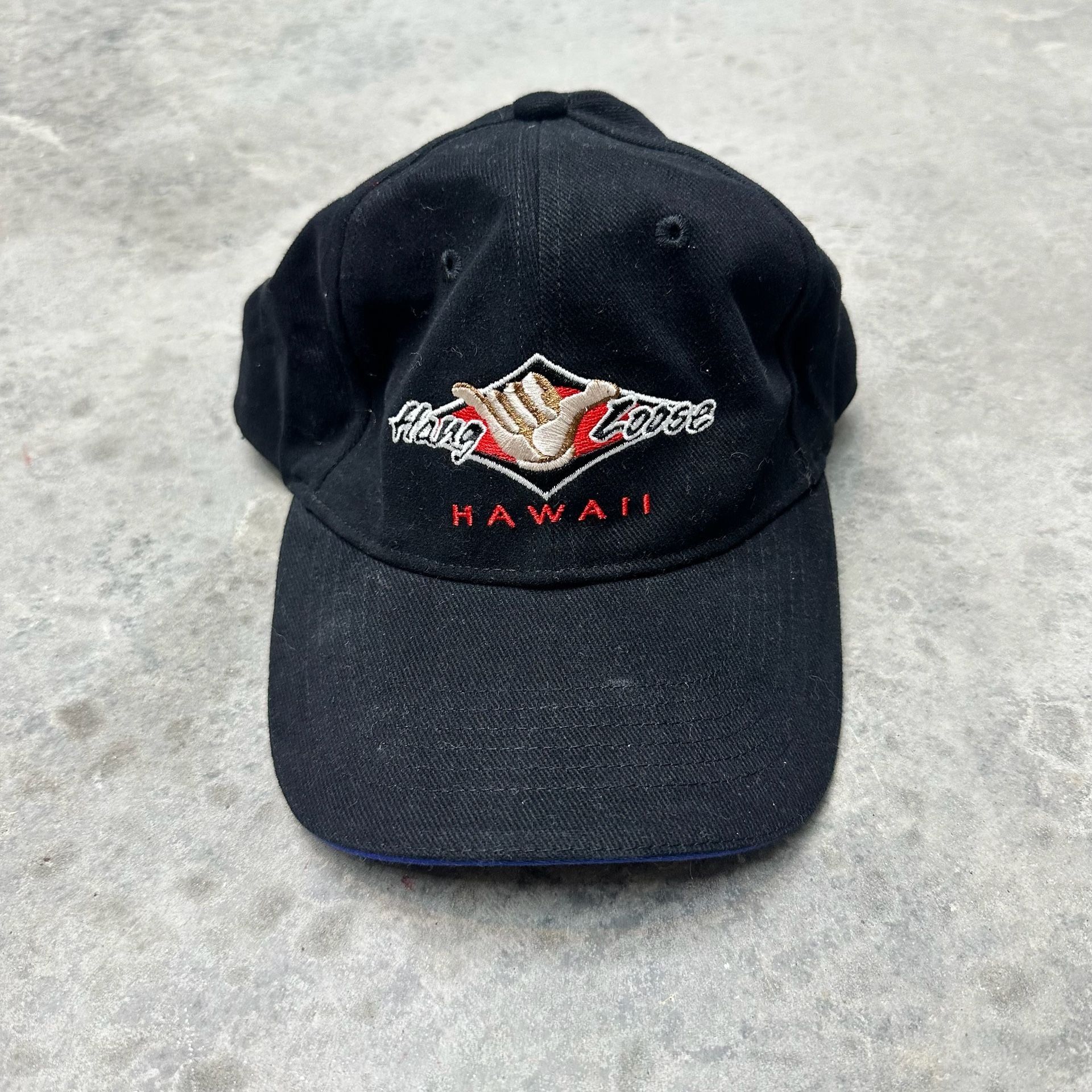 NWT Vintage Hang Loose Embroidered Hawaii Baseball Hat - Black 2