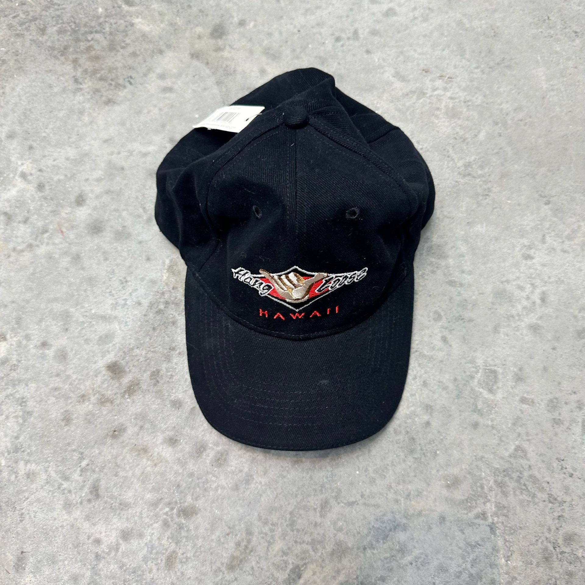 NWT Vintage Hang Loose Embroidered Hawaii Baseball Hat - Black 3