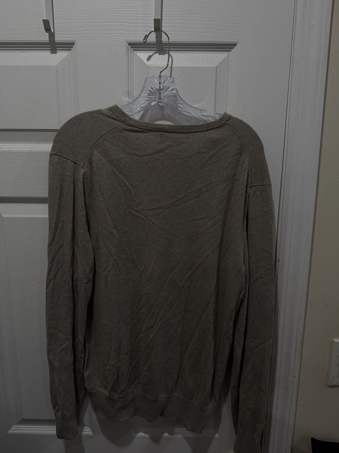 Banana Republic V-Neck Sweater Size L Brown 4