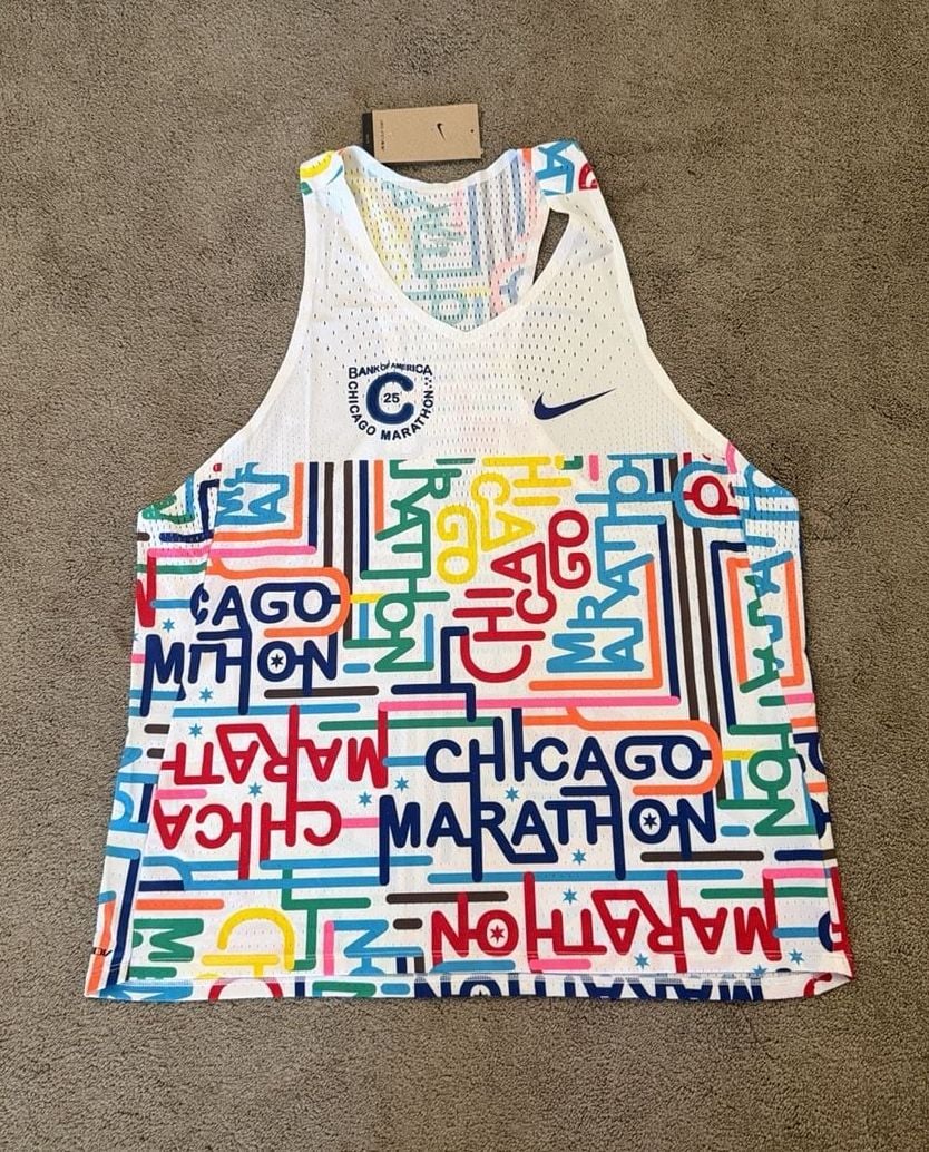 Nike Chicago Marathon 2025 Aeroswift Dri-FIT ADV Singlet HQ4277-100 Men's XL NWT 2