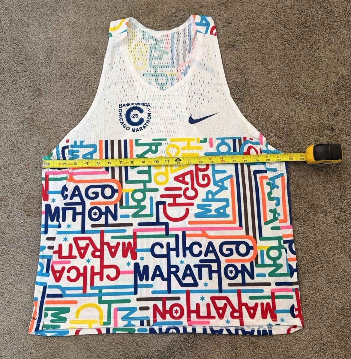 Nike Chicago Marathon 2025 Aeroswift Dri-FIT ADV Singlet HQ4277-100 Men's XL NWT 8