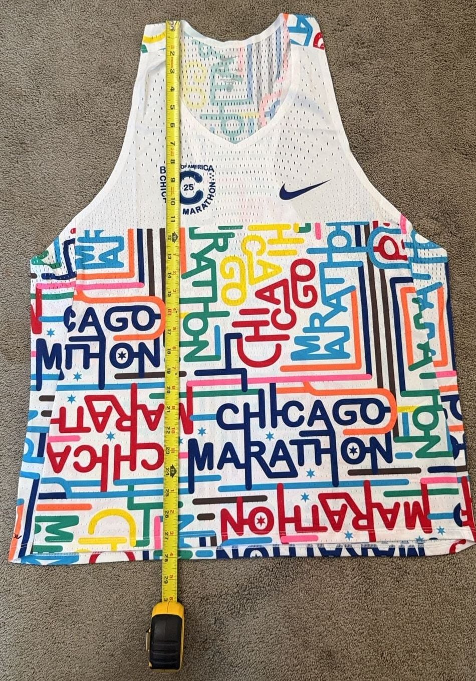 Nike Chicago Marathon 2025 Aeroswift Dri-FIT ADV Singlet HQ4277-100 Men's XL NWT 9