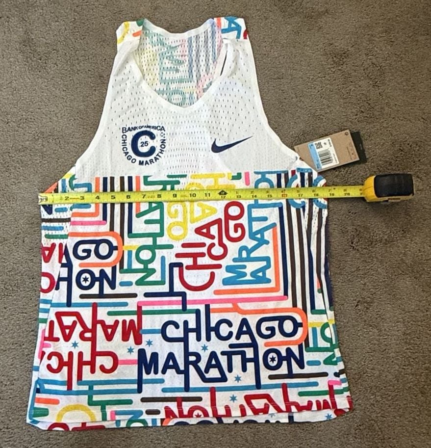 Nike Chicago Marathon 2025 Aeroswift Dri-FIT ADV Singlet HQ4277-100 Men's Medium NWT  10