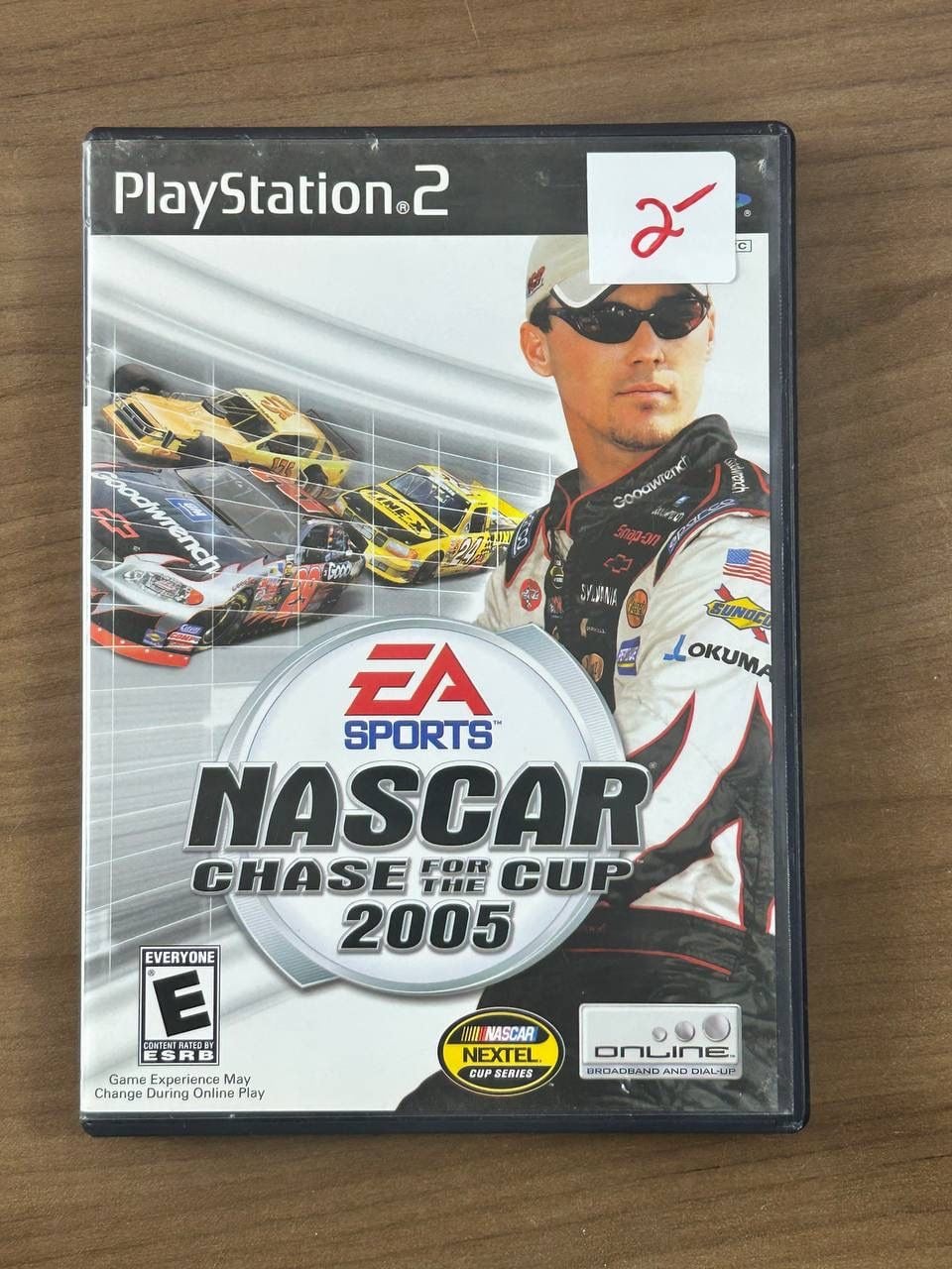 NASCAR 2005 Chase for the Cup Sony PlayStation 2 PS2 Game Disc Case Manual 1