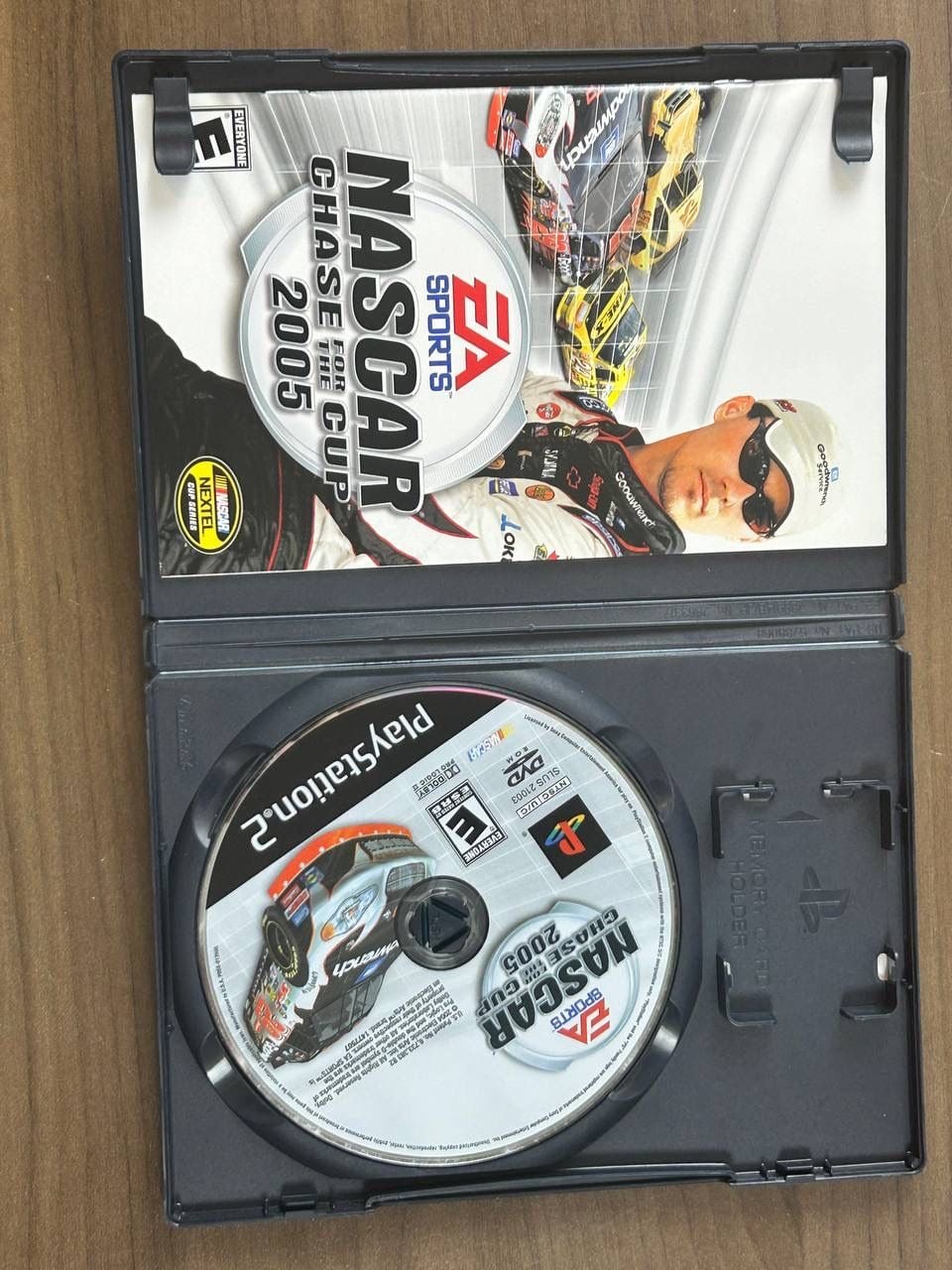 NASCAR 2005 Chase for the Cup Sony PlayStation 2 PS2 Game Disc Case Manual 2