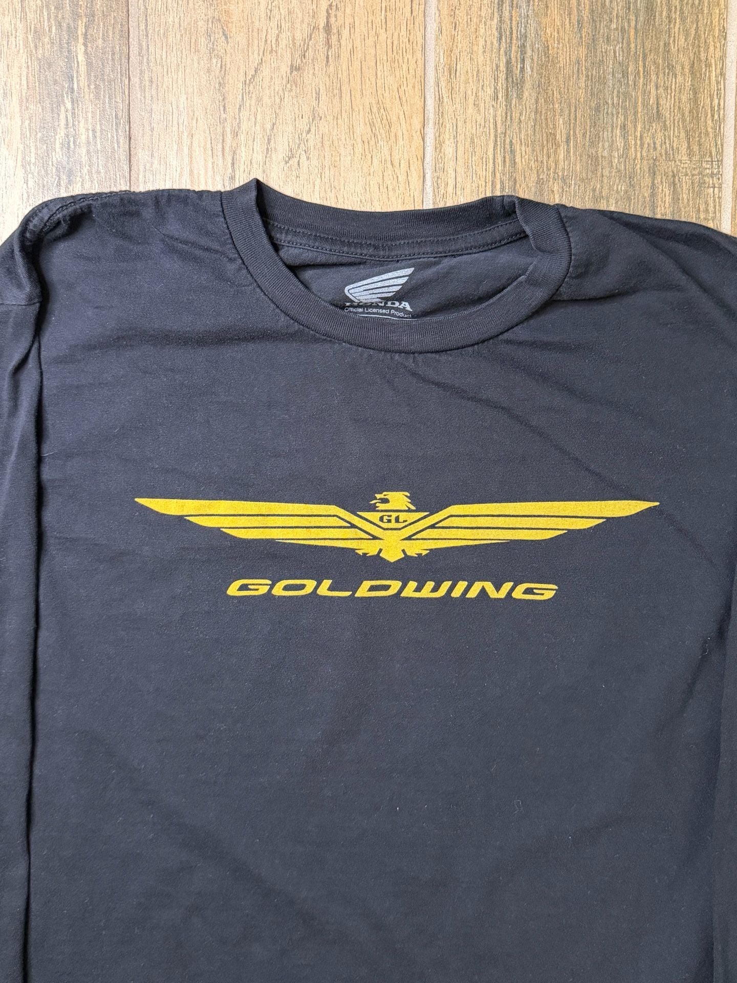 Honda Goldwing Official Licensed Product Long Sleeve T-Shirt Size M Black 2