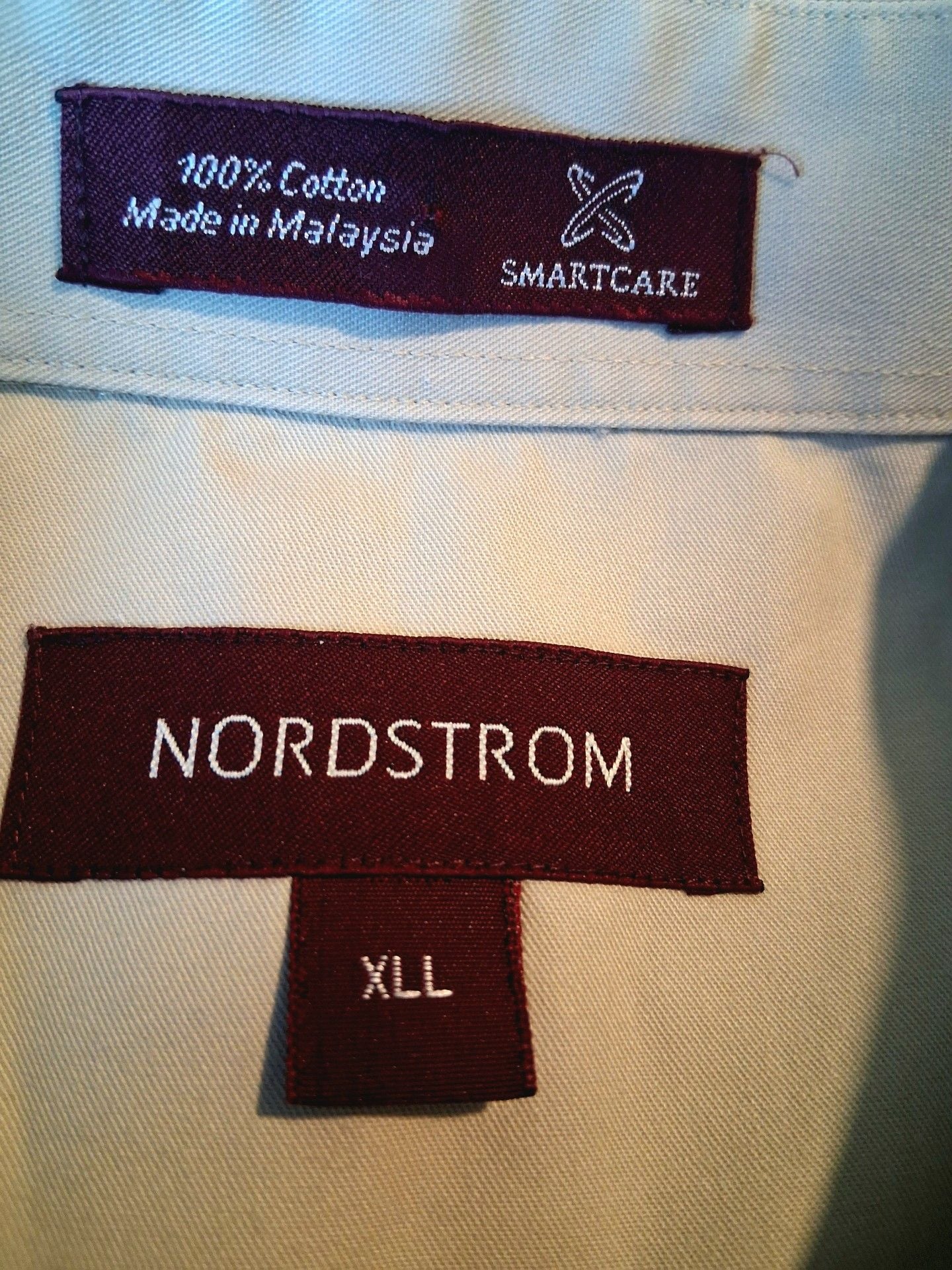 Nordstrom Button Down Shirt Size XLL Tan Long Sleeve 4