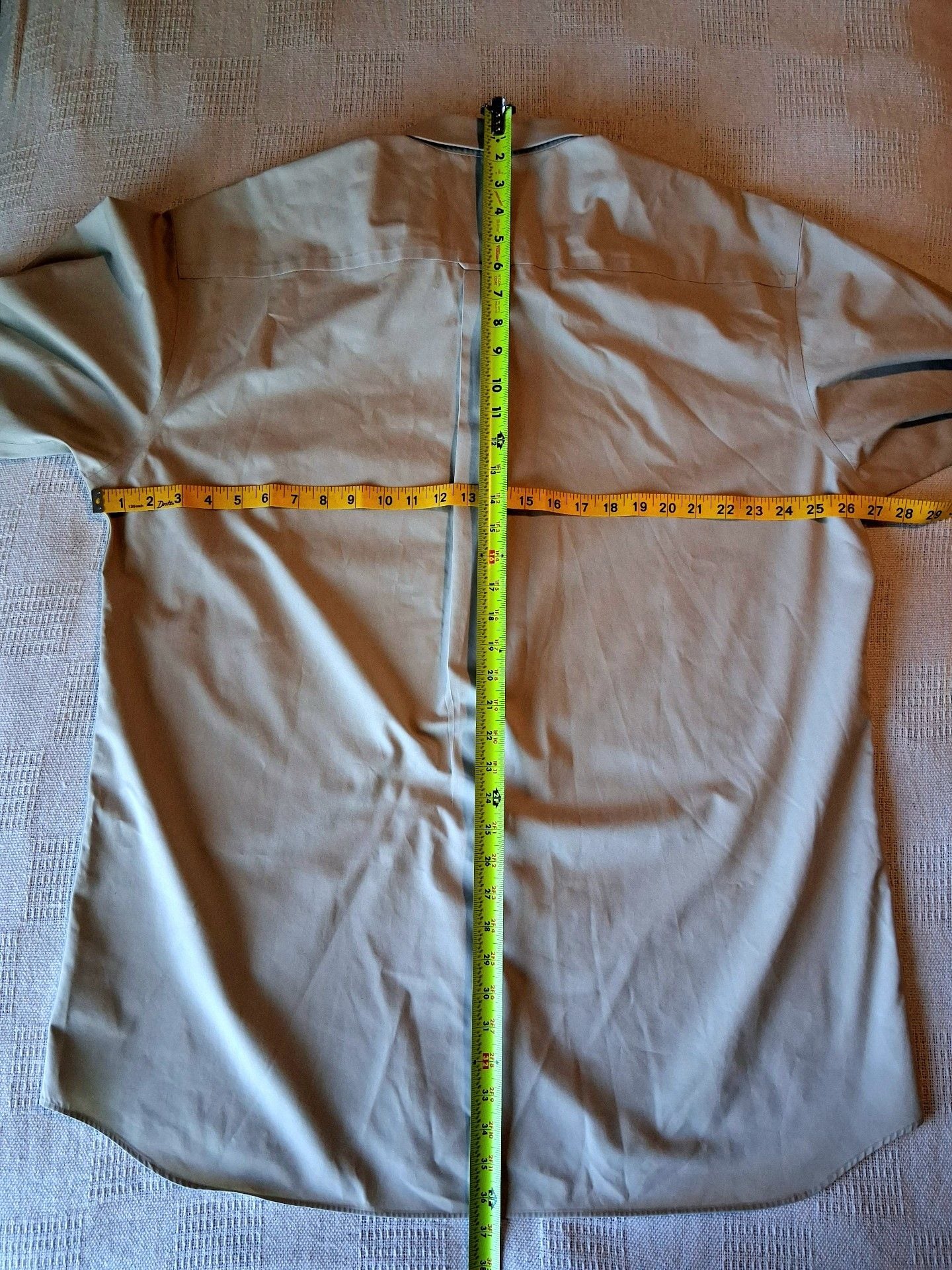 Nordstrom Button Down Shirt Size XLL Tan Long Sleeve 6