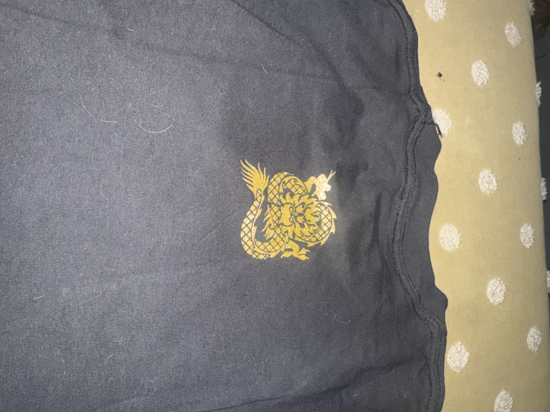 Gildan Mardi Gras 2002 Dragon T-Shirt Size L Black Graphic Tee 6