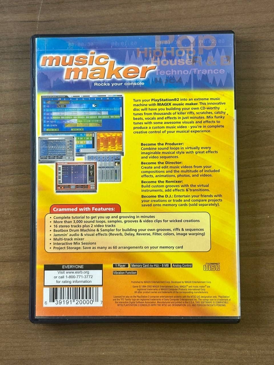 Music Maker Sony PlayStation 2 PS2 2003 Complete CIB Disc Case Manual 3