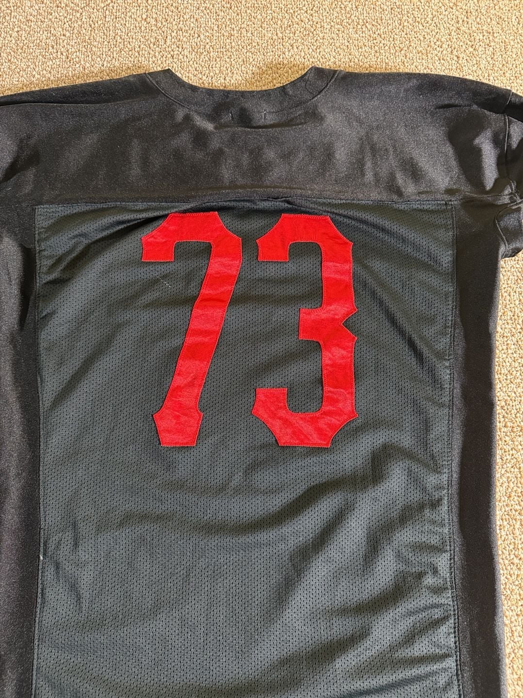 Garb Athletics Dons #73 Football Jersey Size A3XL Black Red 9