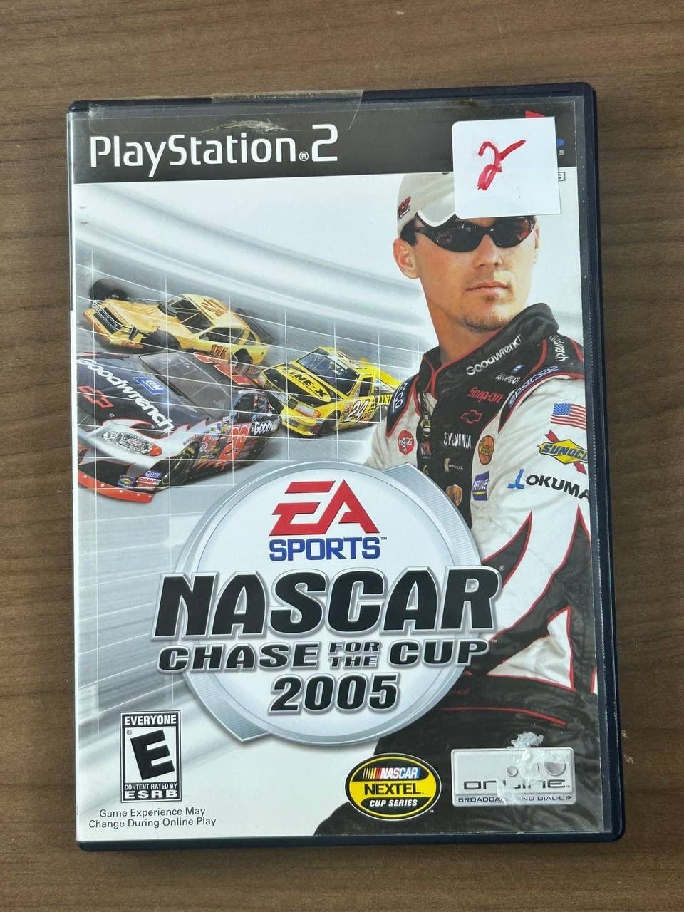 NASCAR 2005 Chase for the Cup Sony PlayStation 2 PS2 Game Disc Case Manual 1