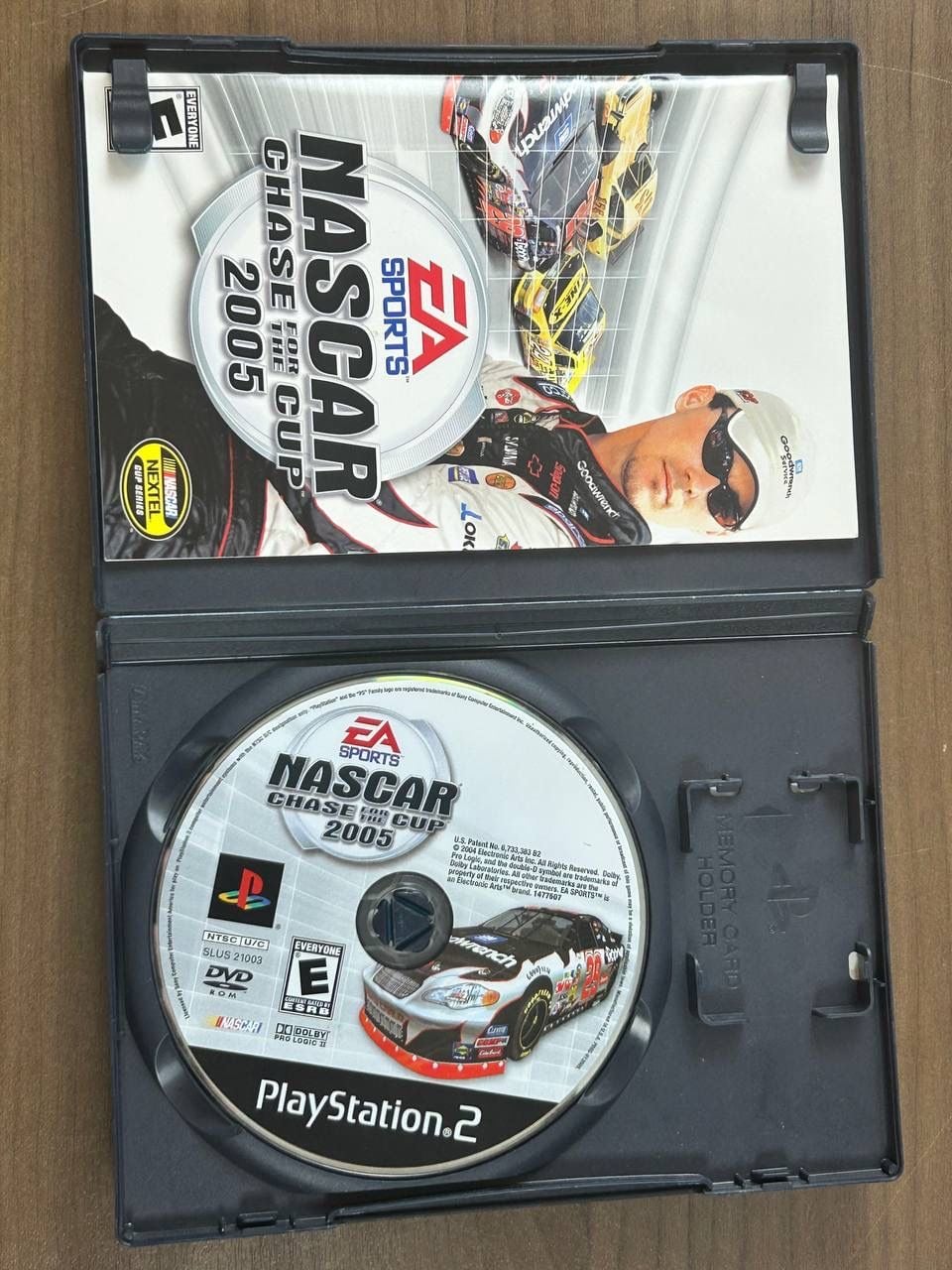 NASCAR 2005 Chase for the Cup Sony PlayStation 2 PS2 Game Disc Case Manual 2
