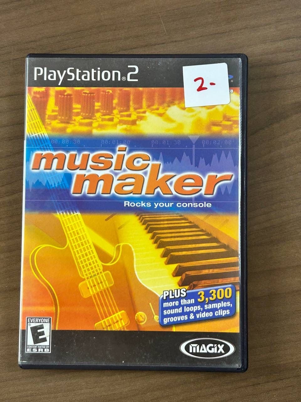 Music Maker Sony PlayStation 2 PS2 2003 Complete CIB Disc Case Manual 1
