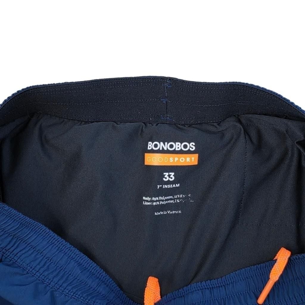 Bonobos Good Sport Shorts Size 33 Blue Athletic Lined 5