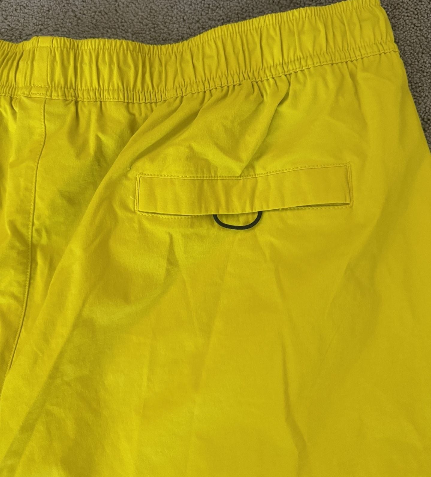 Nike Woven Pants Size XL Yellow Cargo Tech Trackwear 10