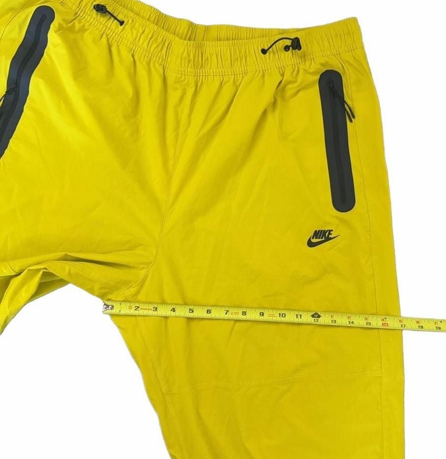 Nike Woven Pants Size XL Yellow Cargo Tech Trackwear 13