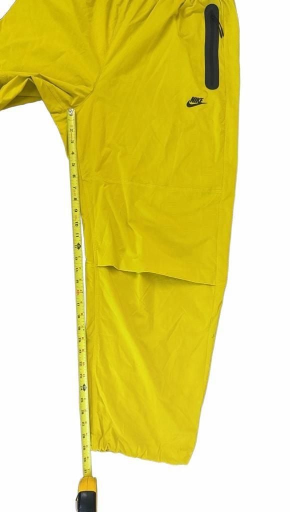 Nike Woven Pants Size XL Yellow Cargo Tech Trackwear 14