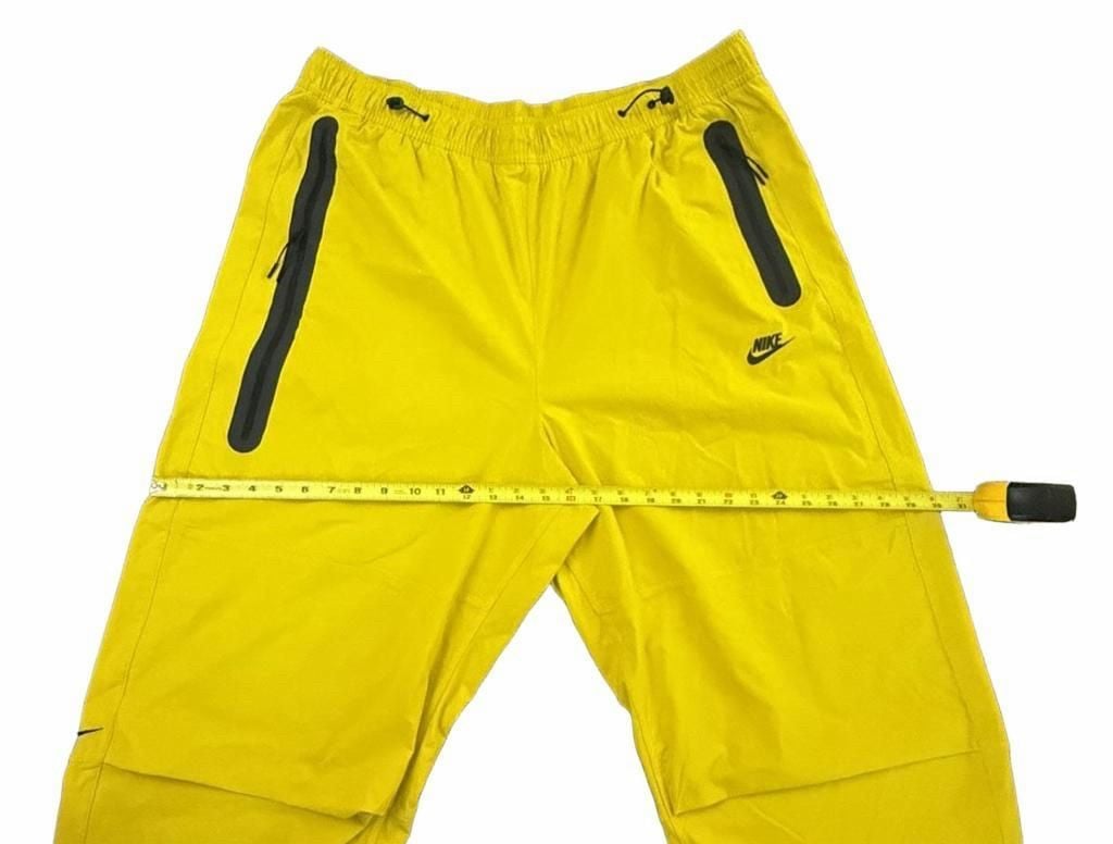 Nike Woven Pants Size XL Yellow Cargo Tech Trackwear 15