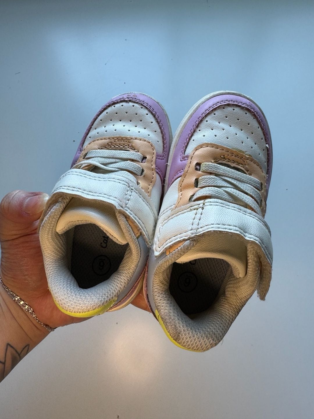 Cat & Jack Sneakers Size 6 Multi-Color Toddler Shoes 5