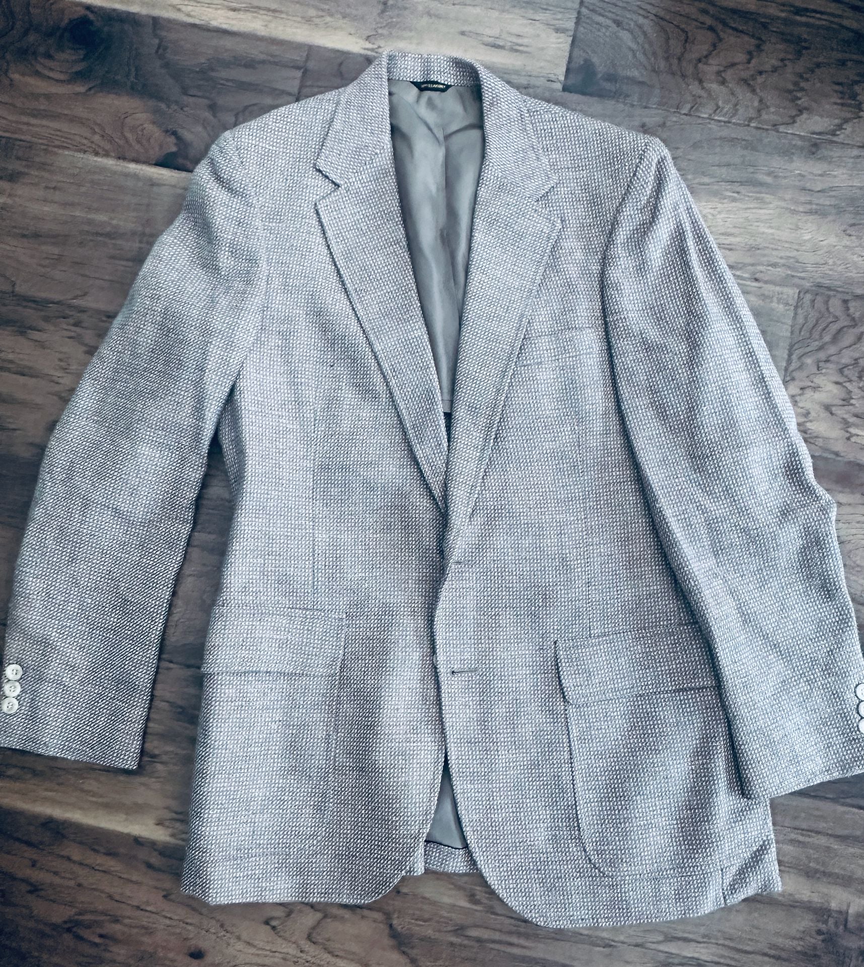 Lord & Taylor The Man's Shop Tweed Sport Coat Blazer Gray Blue 3