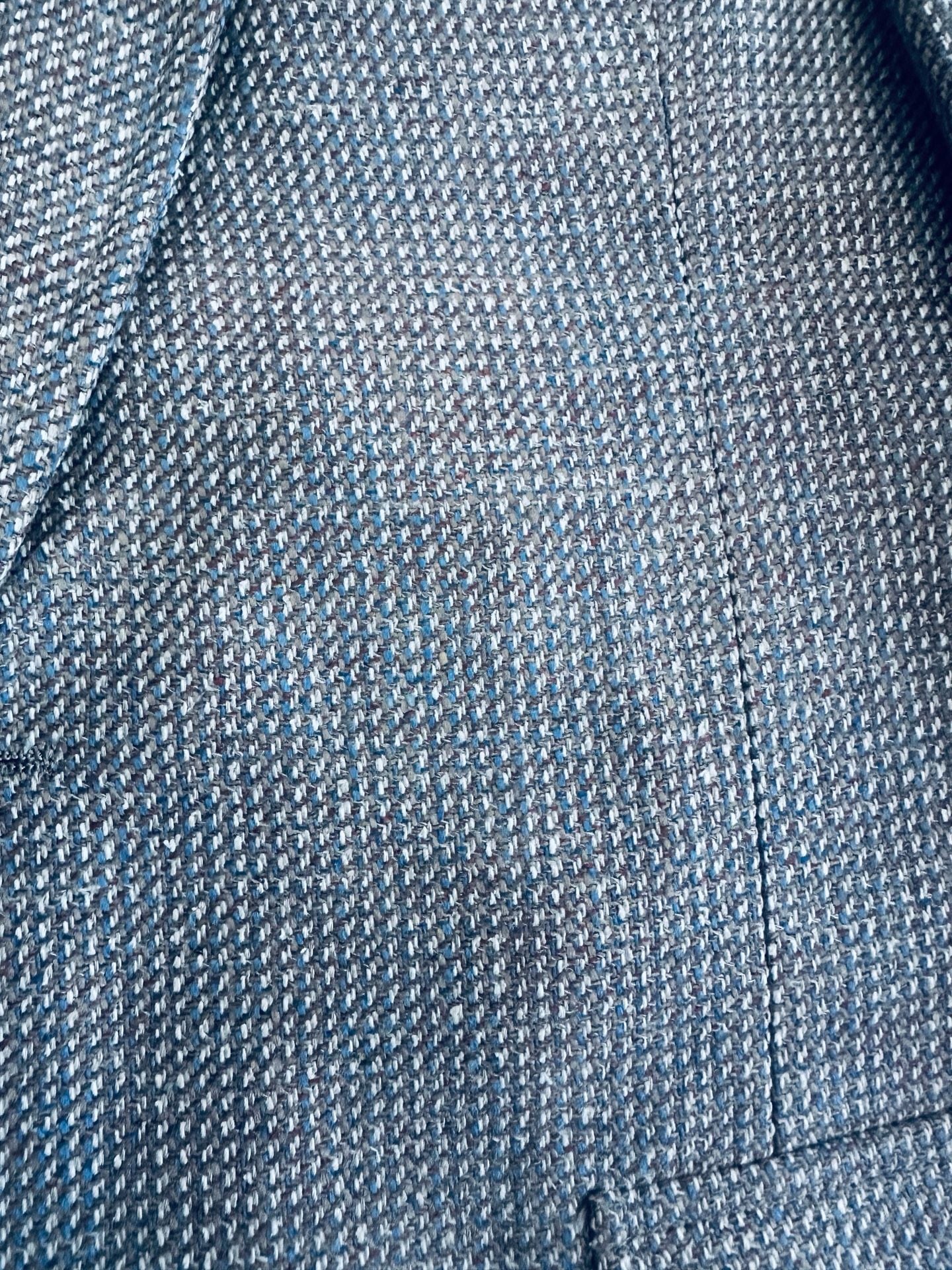 Lord & Taylor The Man's Shop Tweed Sport Coat Blazer Gray Blue 4