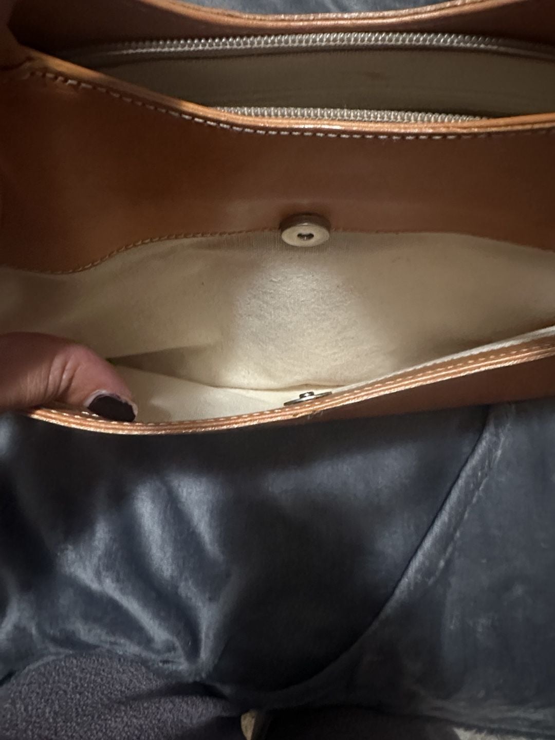 GUIA’S Italian Leather Handbag Tan Shoulder Bag 7