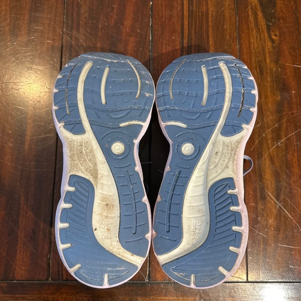 Brooks Glycerin StealthFit 20 Blue White Running Shoes Size 10 Womens 7