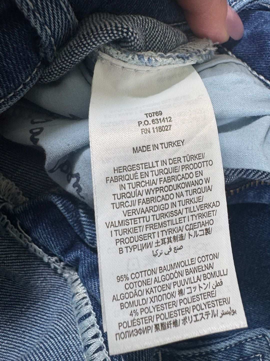 Boden Utility Tapered Leg Jeans Women’s US 4 Blue Cargo Pocket Denim 7