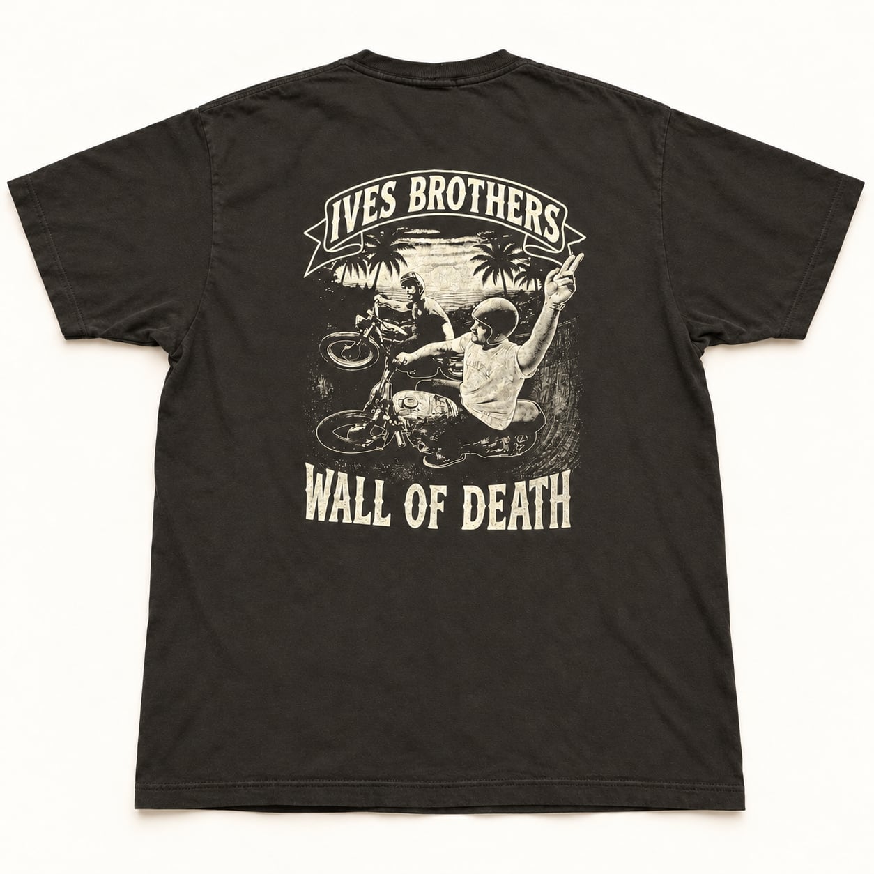 American Apparel Ives Brothers Wall of Death T-Shirt Size XL 3