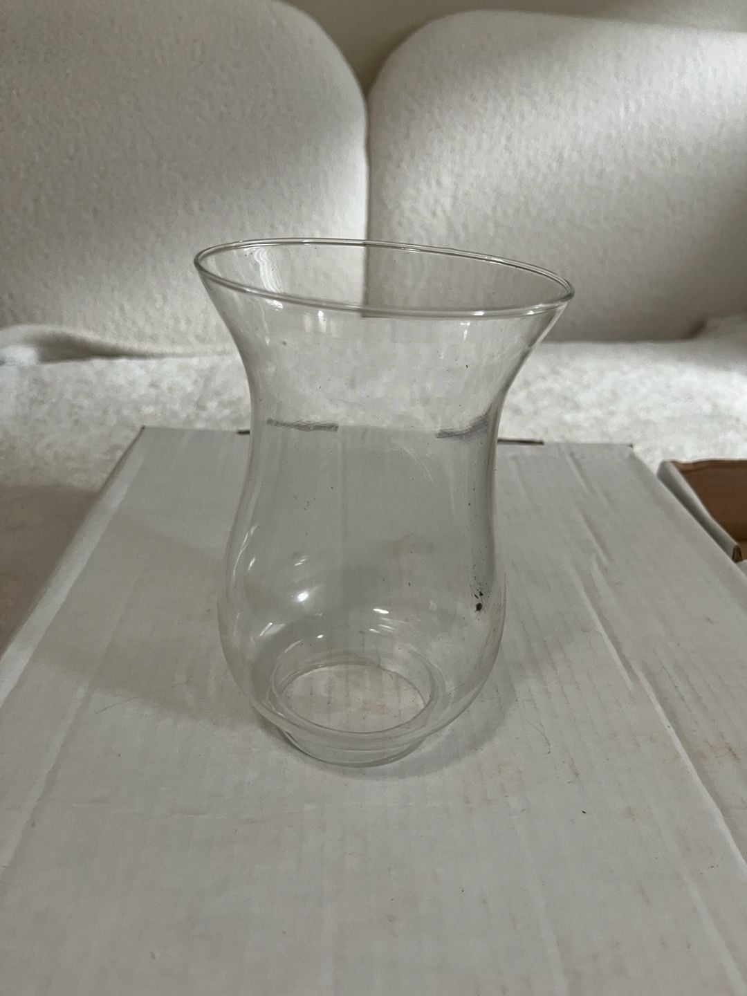 Clear Glass Hurricane Lamp Chimney Shade 4