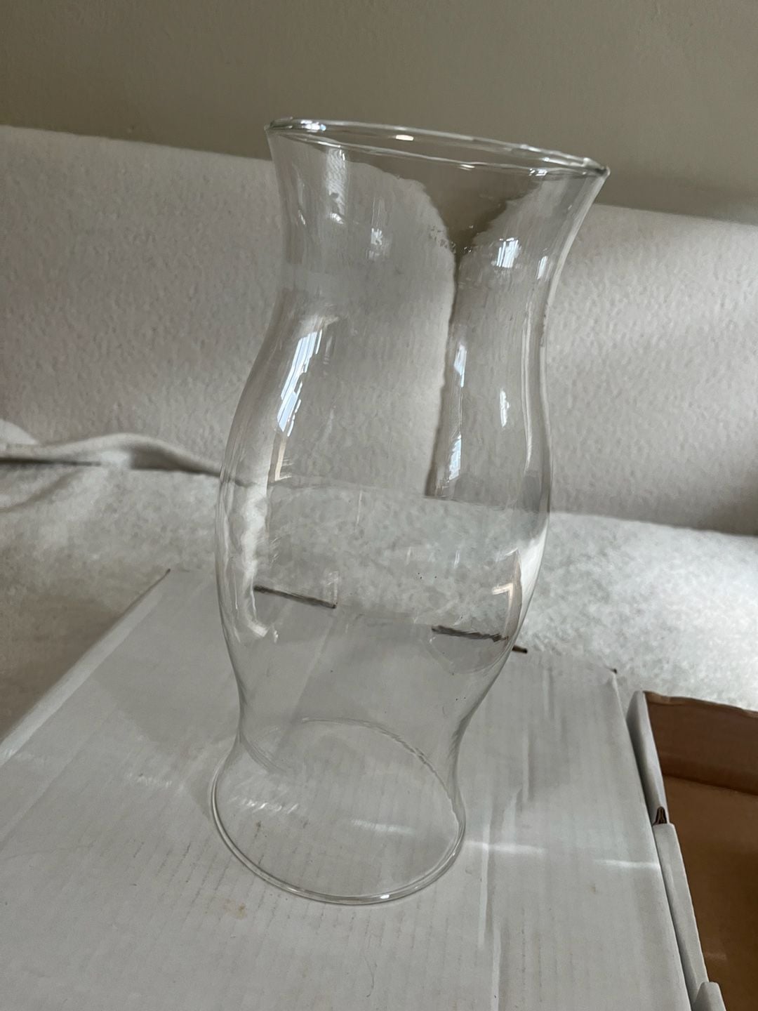 Clear Glass Hurricane Lamp Chimney Shade 8