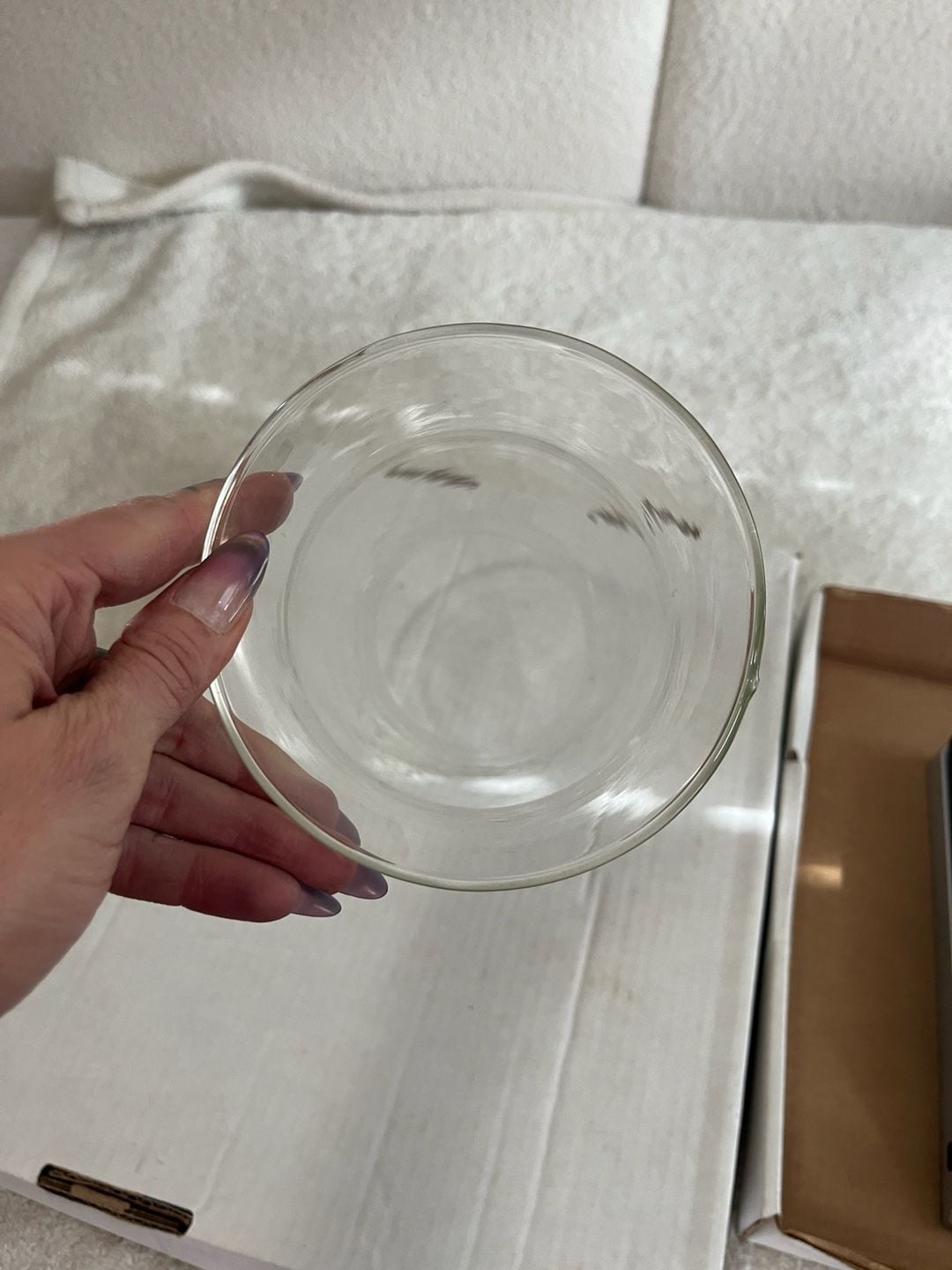 Clear Glass Hurricane Lamp Chimney Shade 12