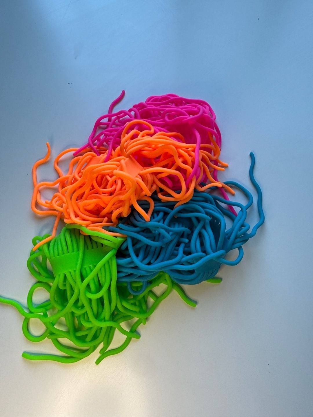 NeeDoh Ramen Squish Toy Neon Assorted Colors 3