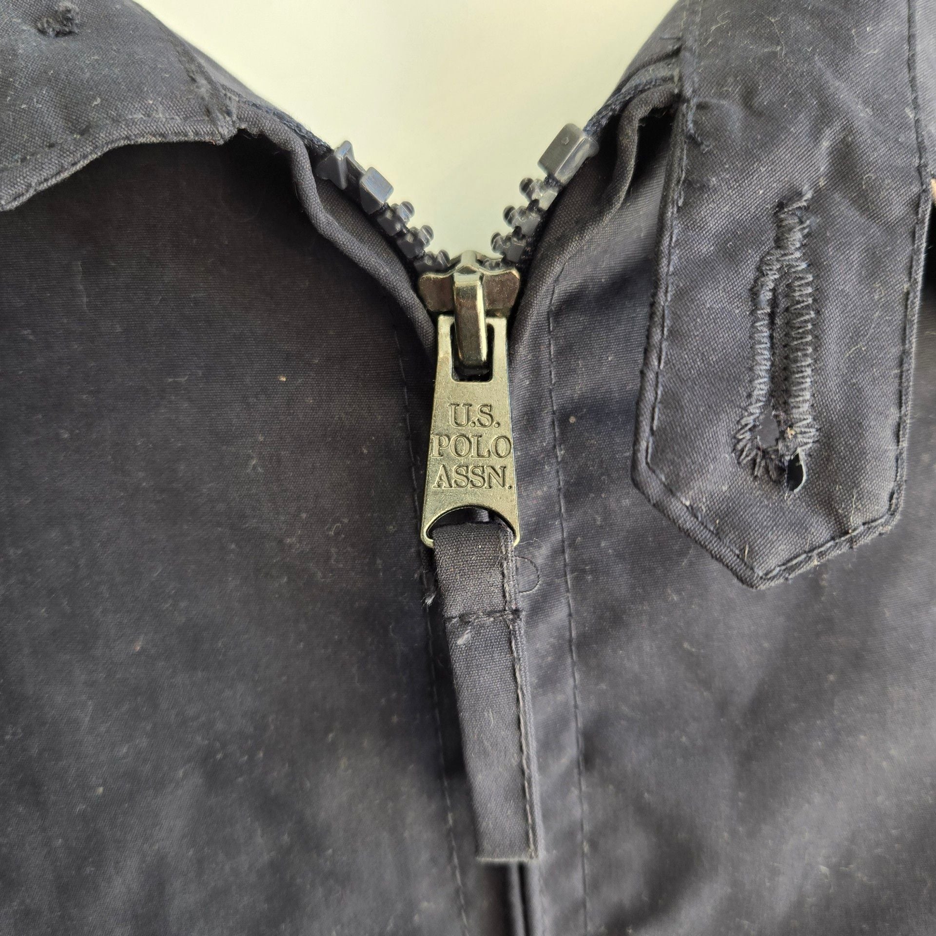 U.S. Polo Assn. Full Zip Jacket Size 5XL Navy Blue 4
