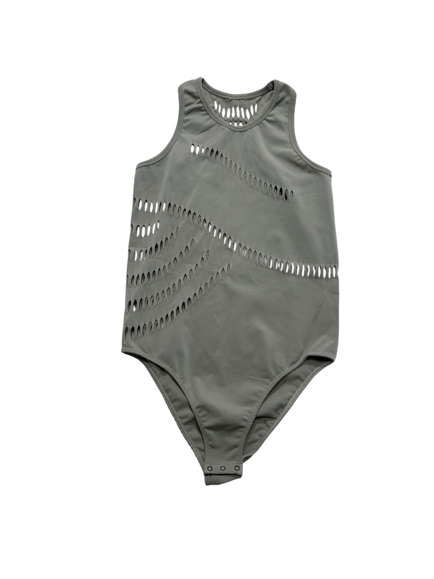 Adidas by Stella McCartney Bodysuit Olive Green Cutout Tank Top 2