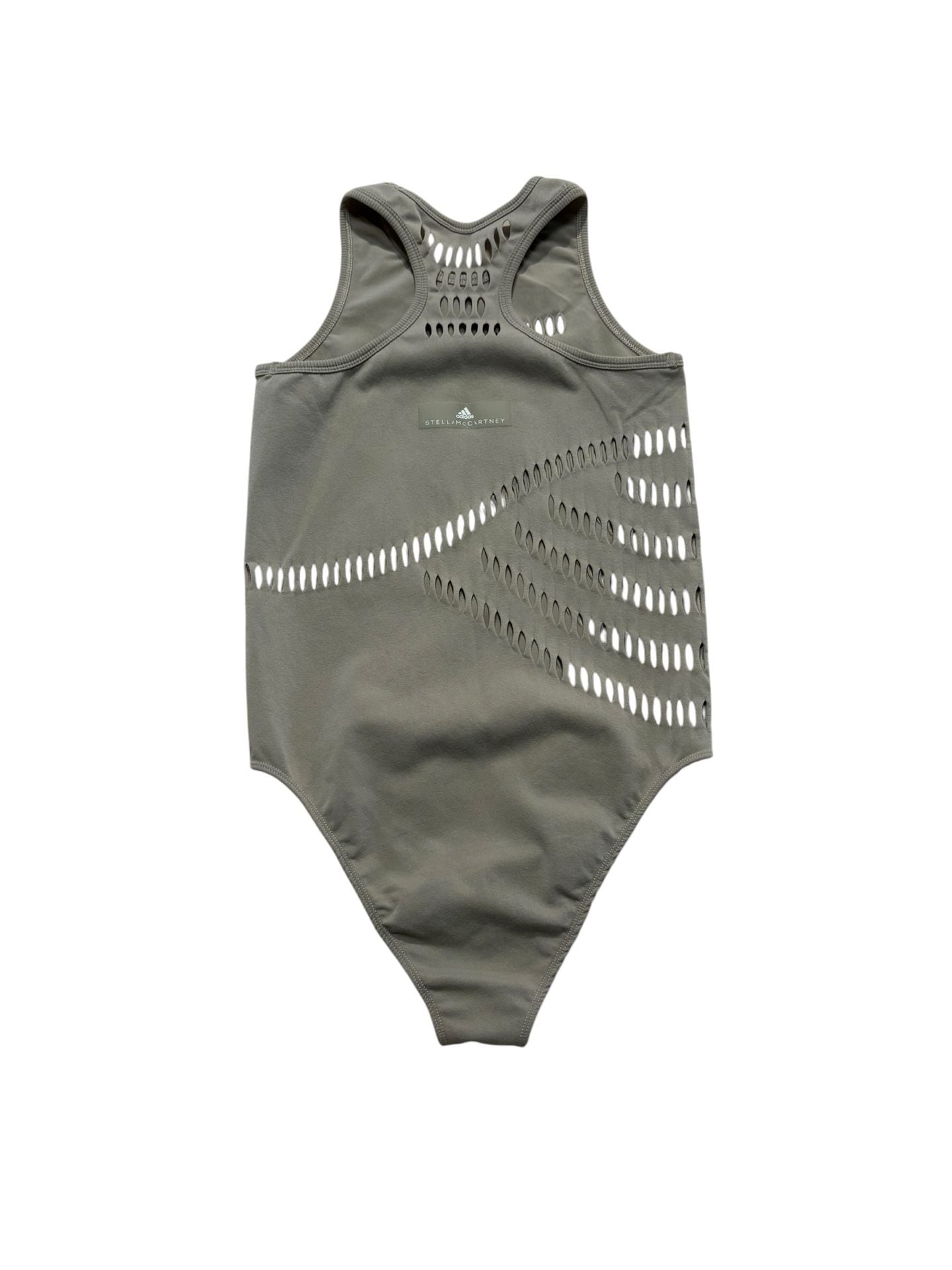 Adidas by Stella McCartney Bodysuit Olive Green Cutout Tank Top 4