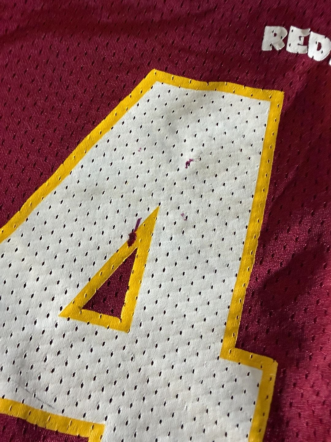 Reebok Washington Redskins 47 Jersey Size Large (14-16) Burgundy 5