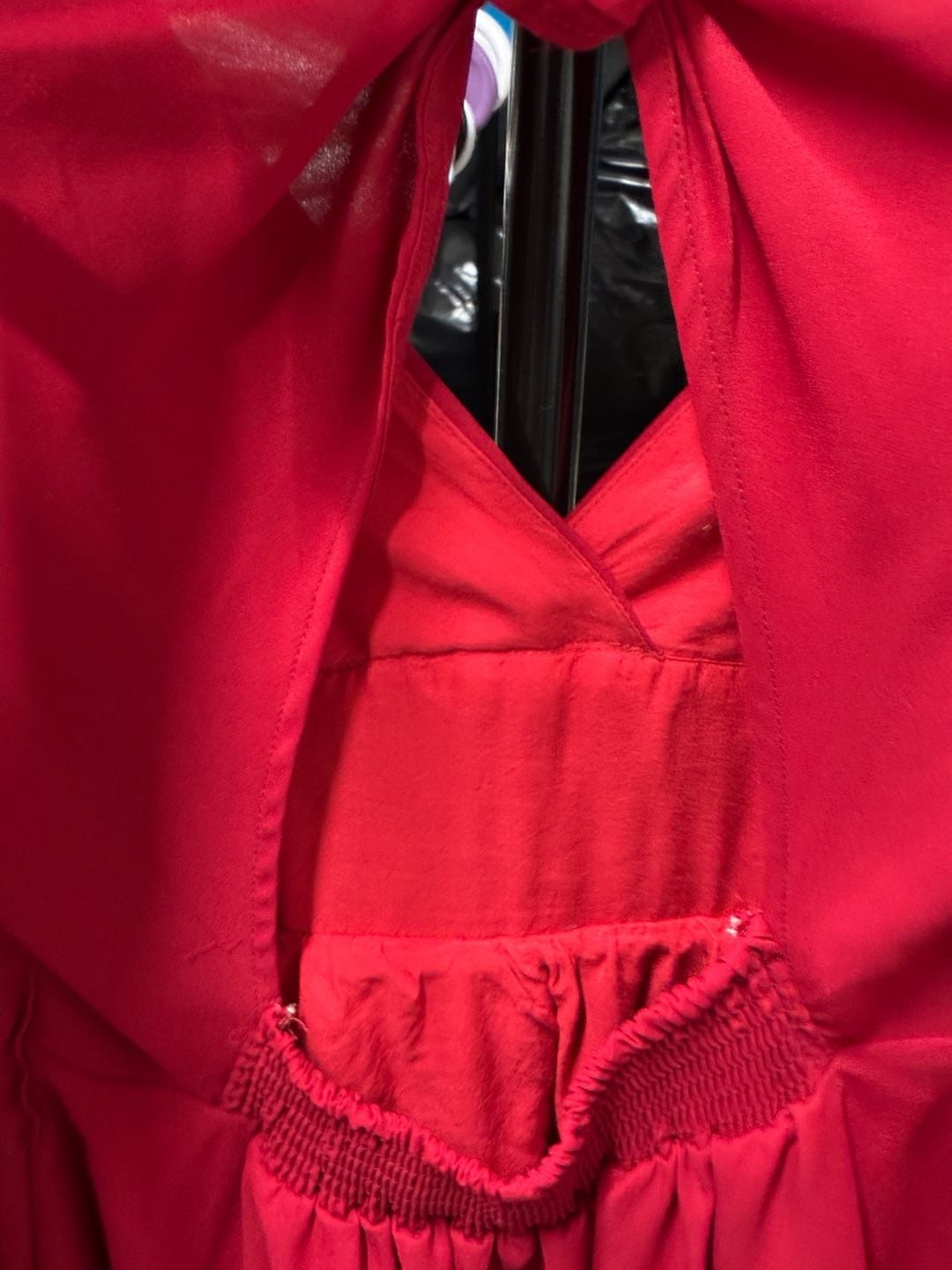 Red Ruffle Dress Long Sleeve 4