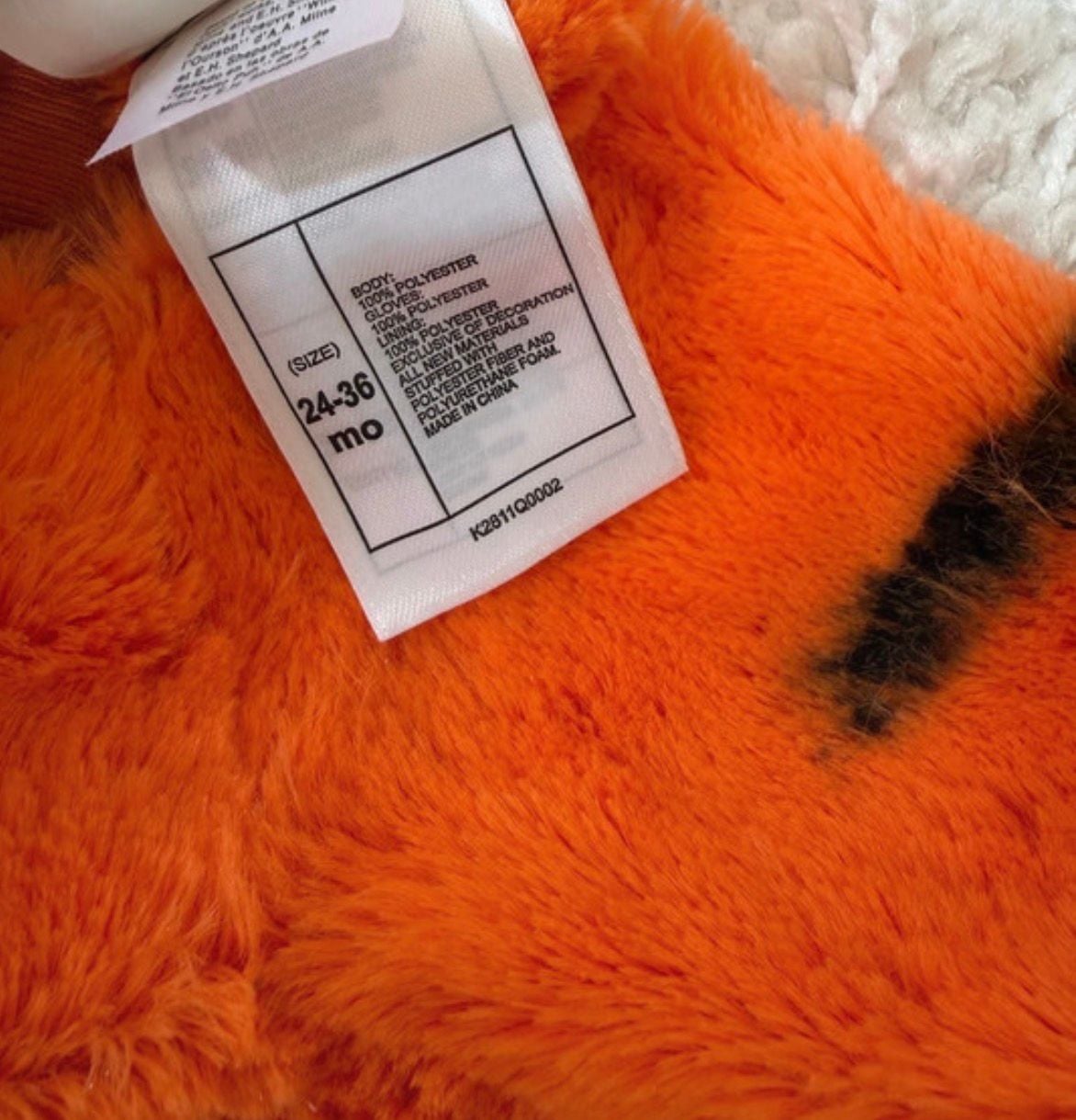 Vintage Disney Store Tigger Costume Set 6