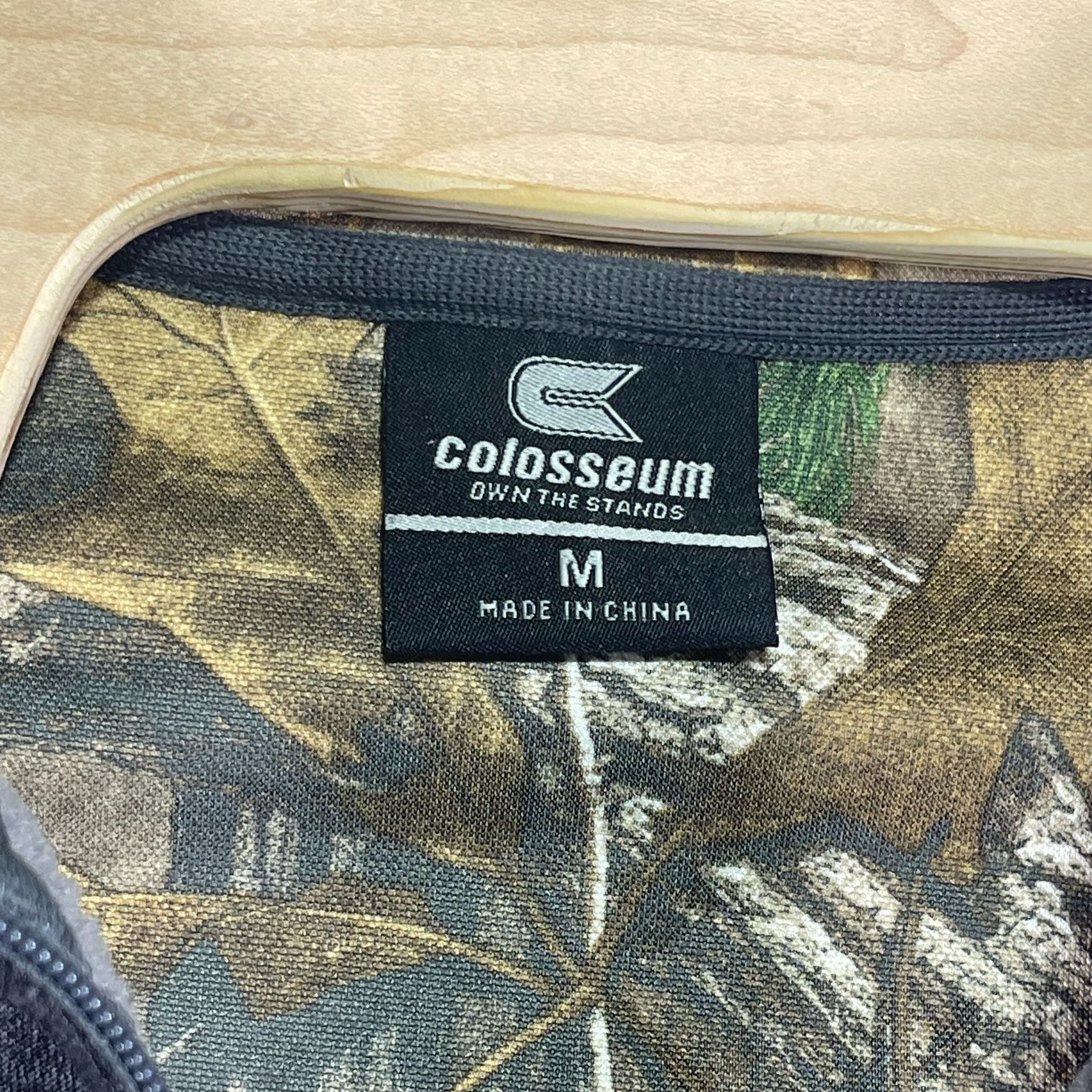 Kentucky Wildcats Colosseum Real Tree Camo 1/4 Zip Pullover Size M 3