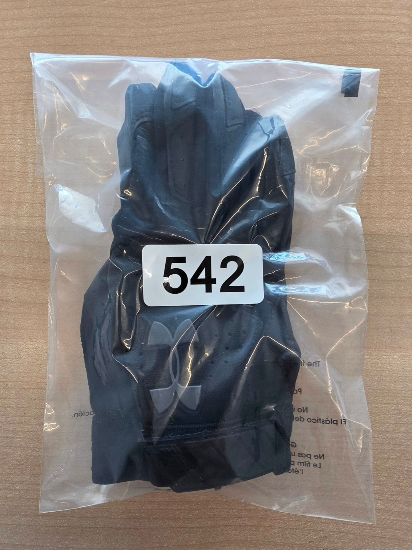 Under Armour Batting Gloves Size Youth Small Black 542 4