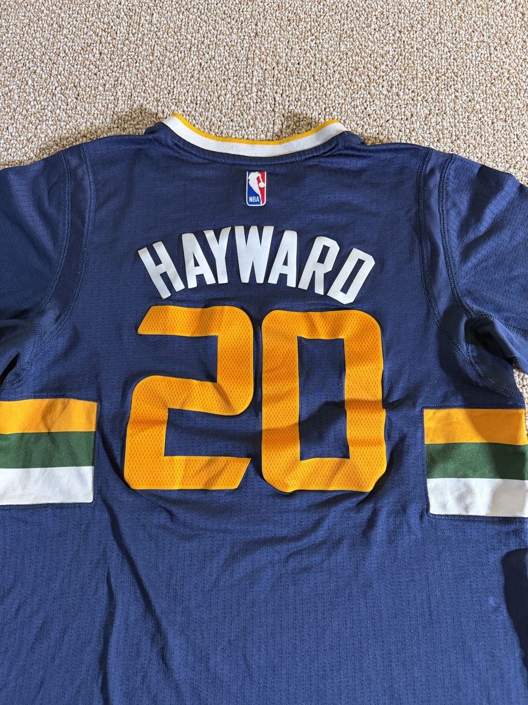 Adidas Utah Jazz Gordon Hayward 20 Swingman Jersey Size M Blue 11