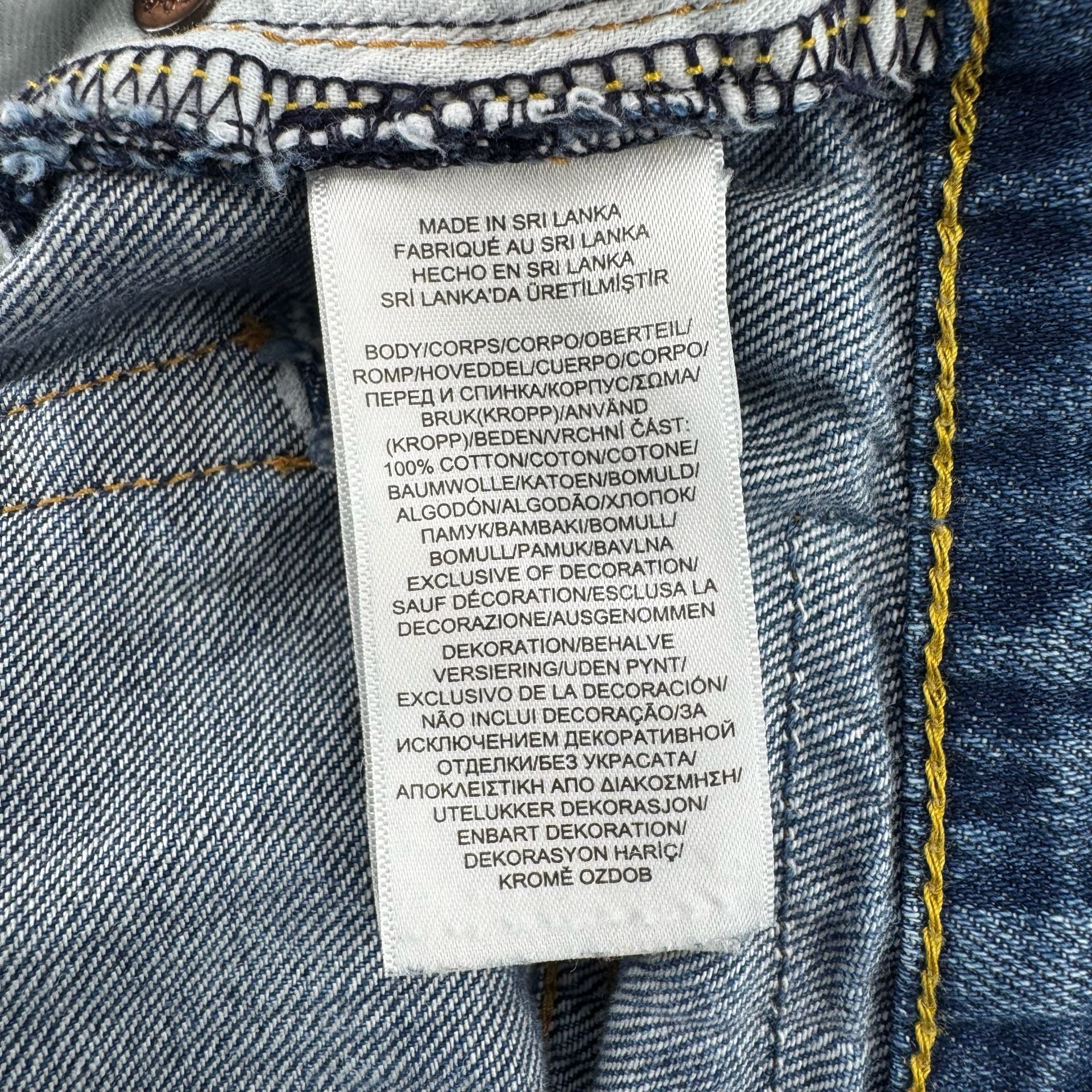 Y2K Polo Ralph Lauren Sullivan Slim Varsity Patch Graphic Jeans Y2K Denim 10