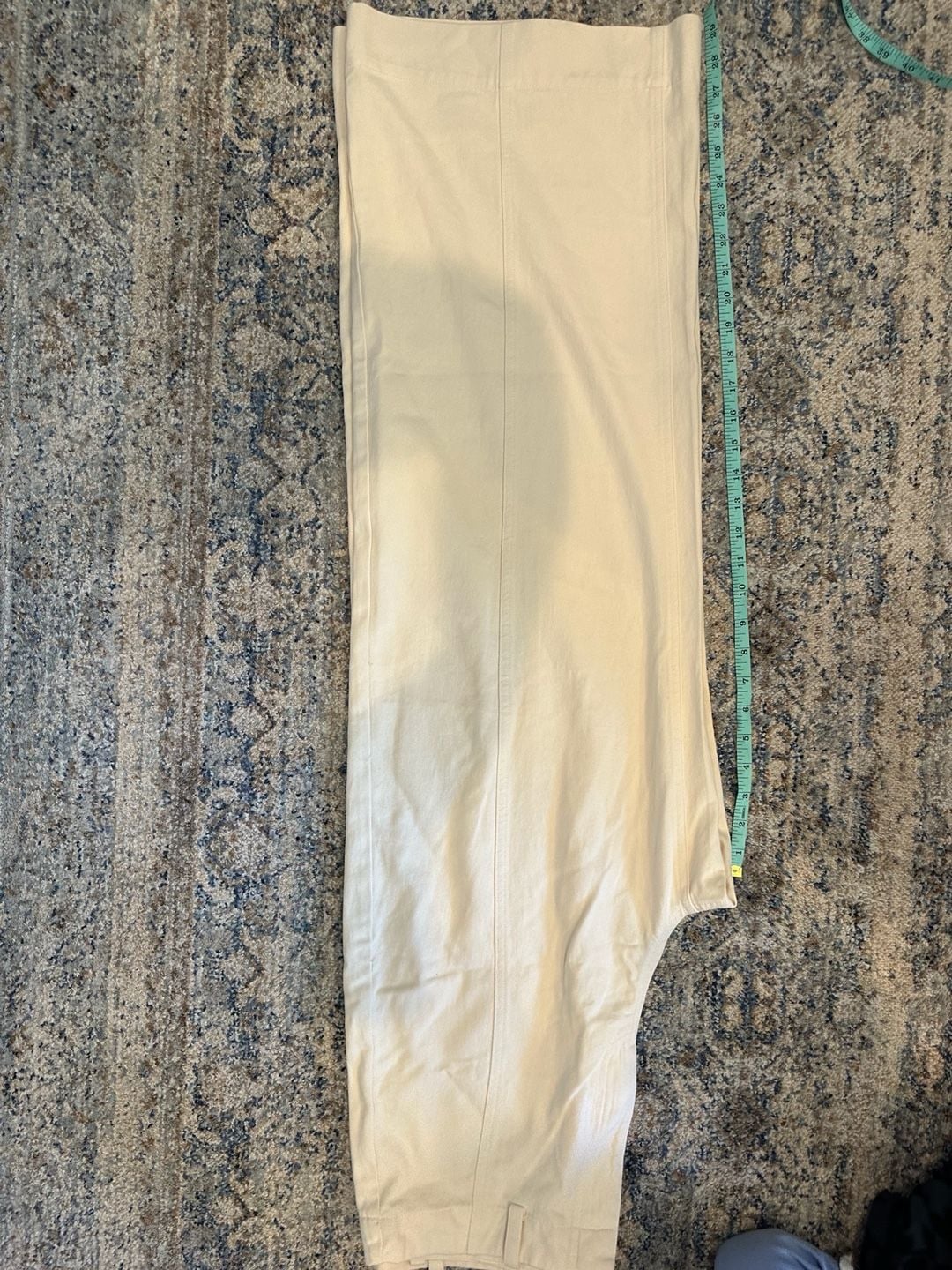 Elodie Wide Leg Pants Size L Cream 7