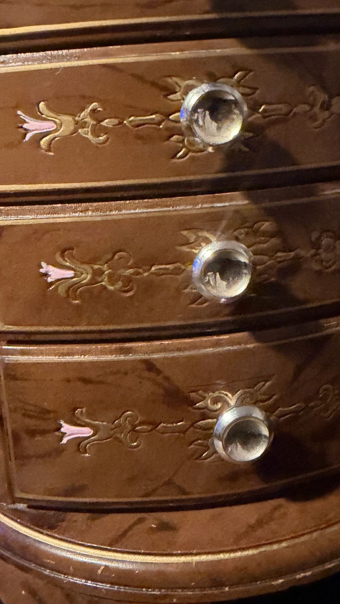 Vintage Wooden Musical Jewelry Box 5