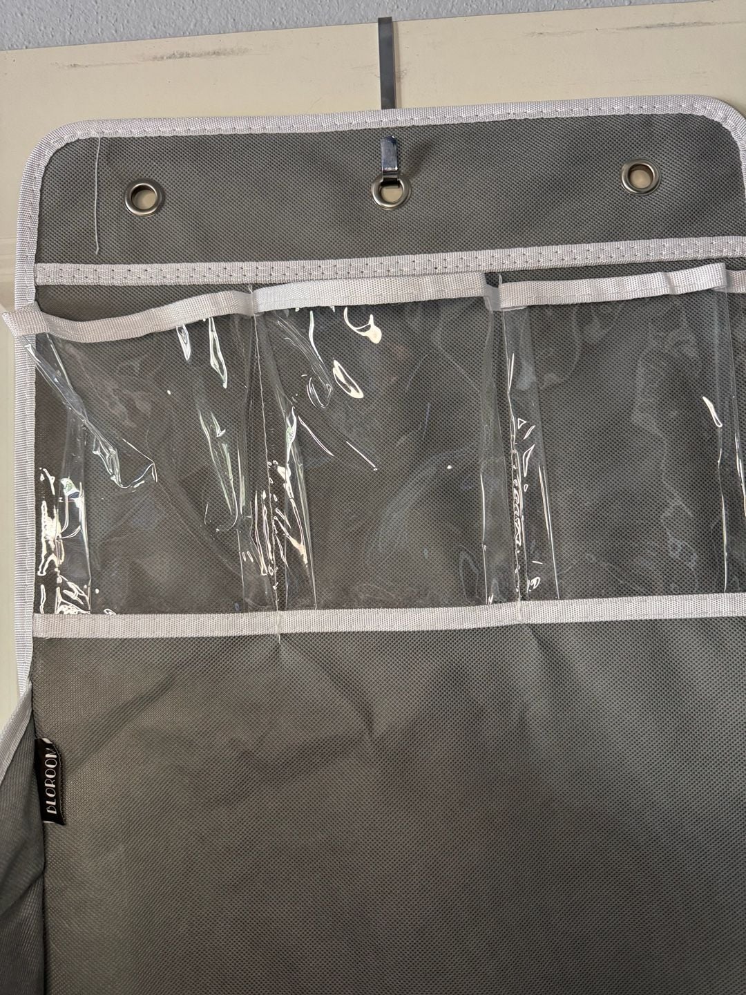 Over The Door Organizer Clear Pocket Hanging Storage 2