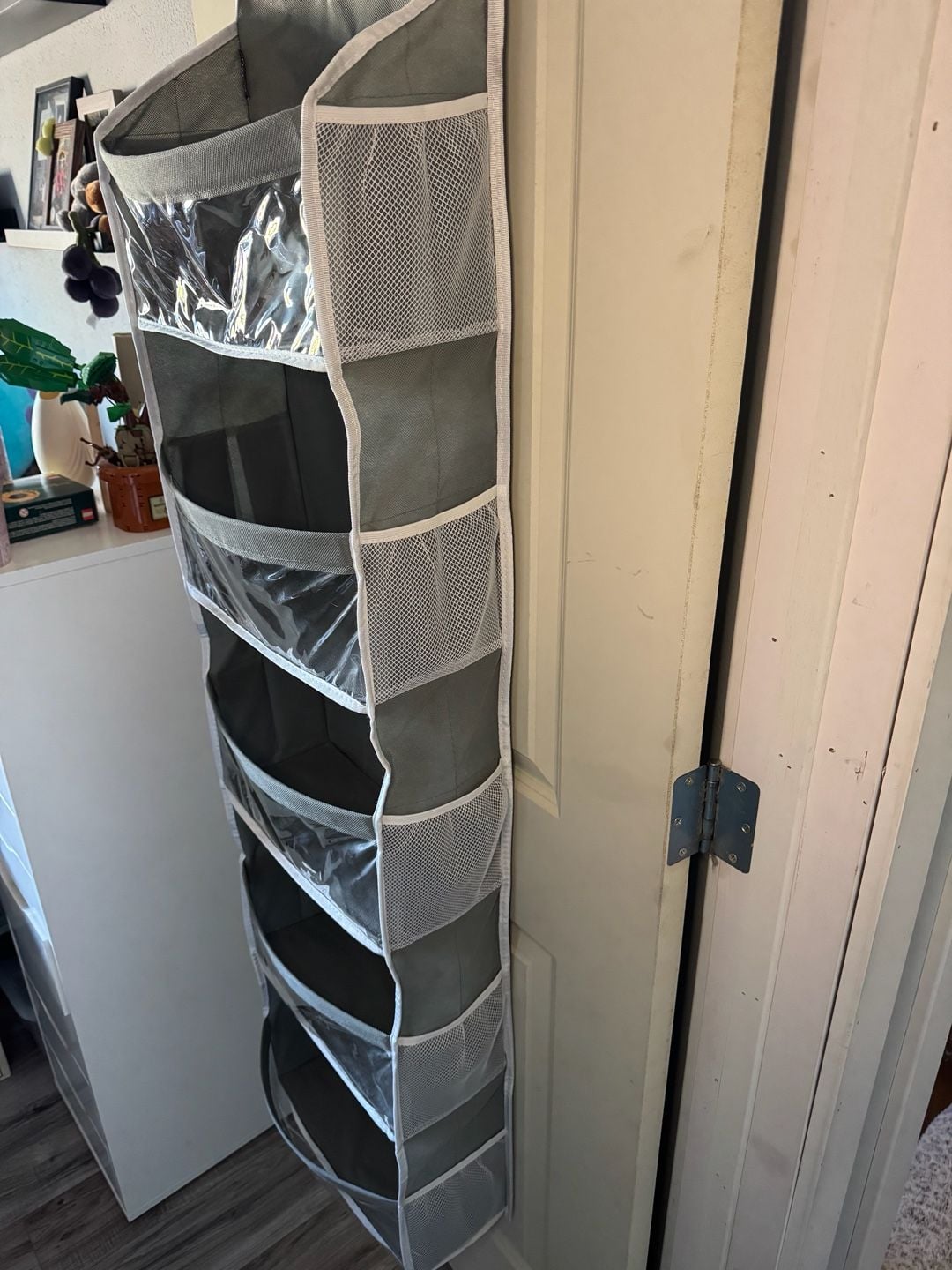 Over The Door Organizer Clear Pocket Hanging Storage 3