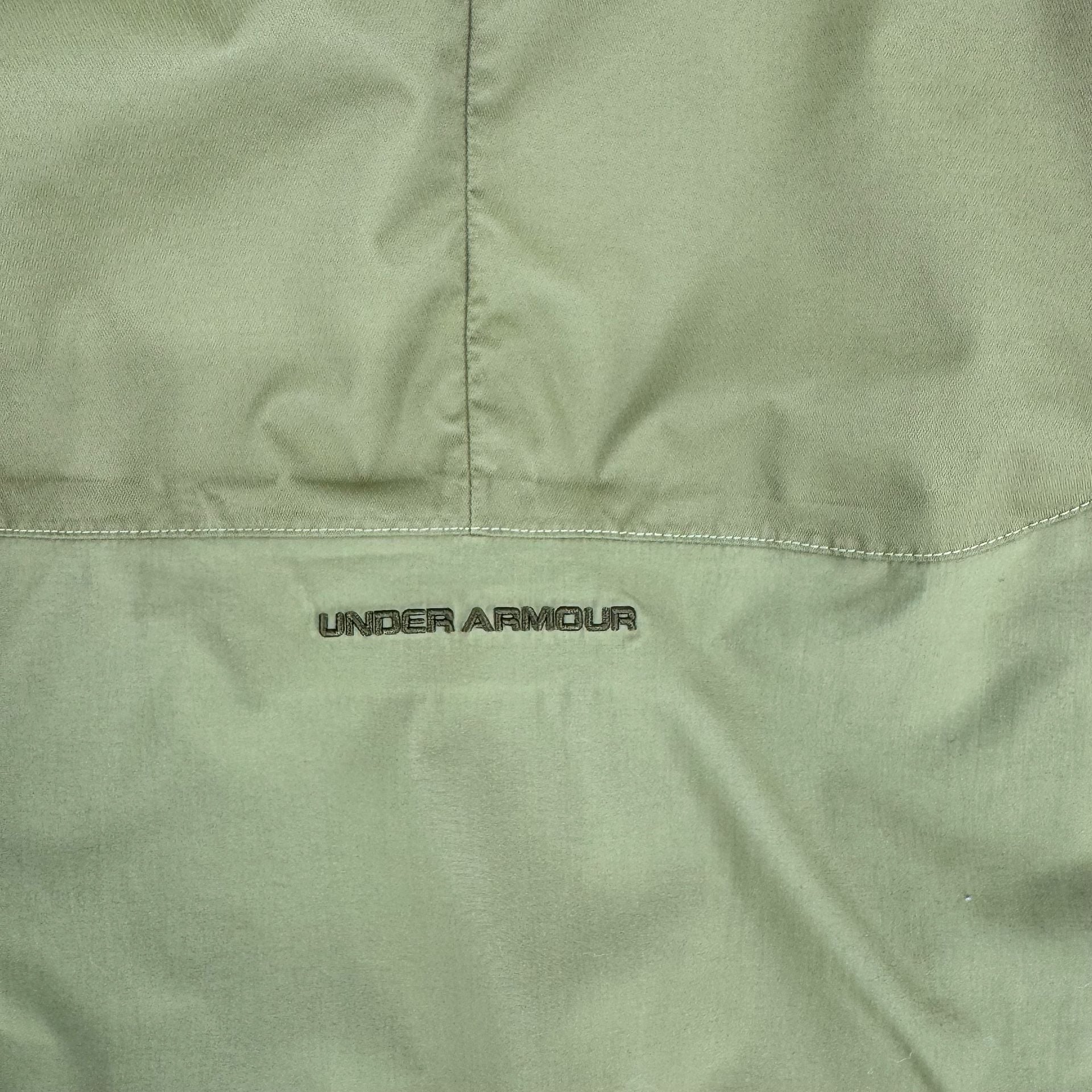 Under Armour Performance Hooded Jacket Olive Green Nylon Gorpcore size XXL 8