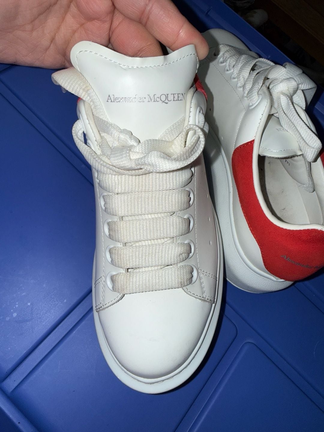 Alexander McQueen Oversized Sneaker White Red 8